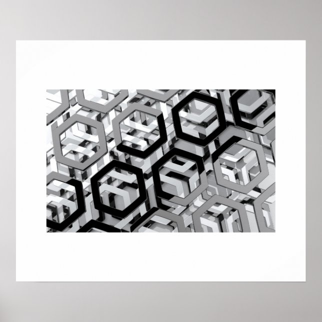 Abstract Art Poster (Front)