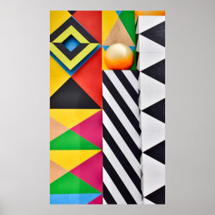 Abstract art poster