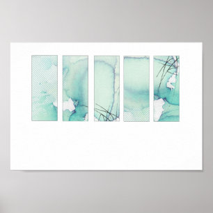 abstract art poster