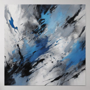 Abstract art poster