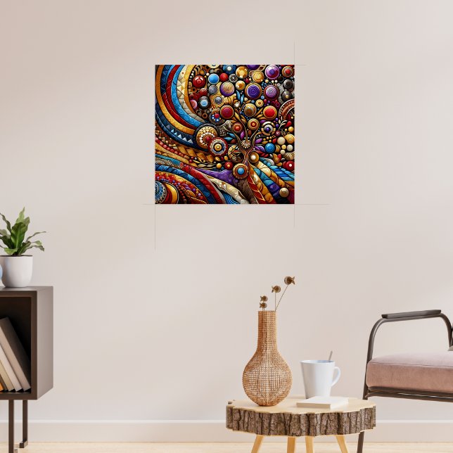 Abstract Art Poster (Living Room 3)