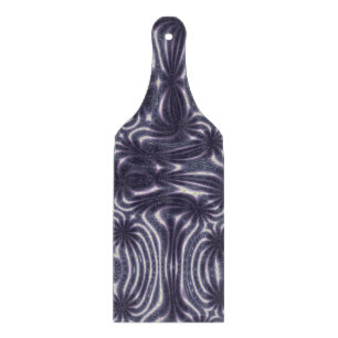 Abstract Art Purple Garden Cutting Board