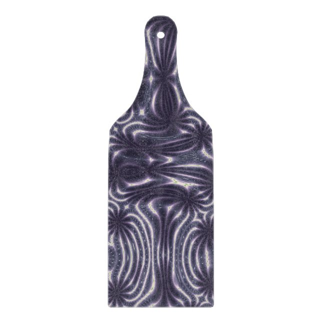 Abstract Art Purple Garden Cutting Board (Front)