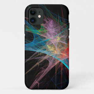 Abstract Art Rainbow Ice iPhone 11 Case