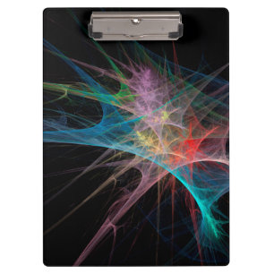 Abstract Art Rainbow Ice Clipboard