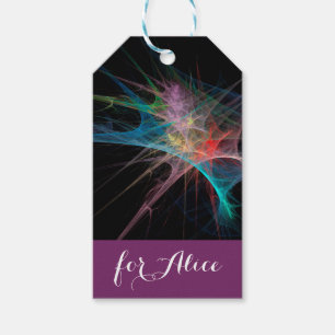 Abstract Art Rainbow Ice Gift Tags