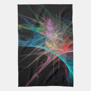 Abstract Art Rainbow Ice Tea Towel