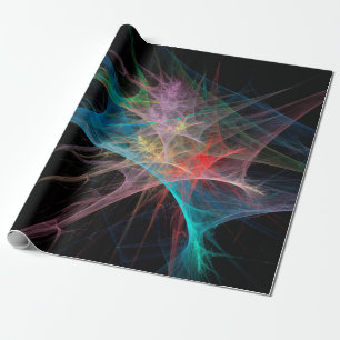 Abstract Art Rainbow Ice Wrapping Paper
