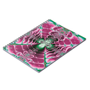 Abstract Art Red Flower Notebook