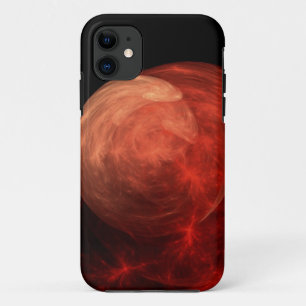 Abstract Art Red Galaxy iPhone 11 Case