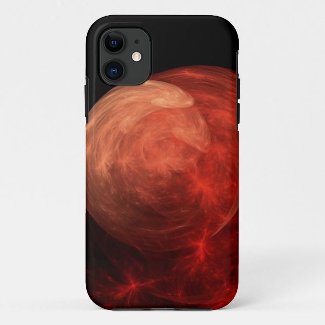Abstract Art Red Galaxy Case-Mate iPhone Case (Back)