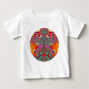 Abstract Art Red Meditation Baby T-Shirt