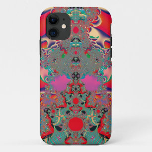 Abstract Art Red Meditation iPhone 11 Case