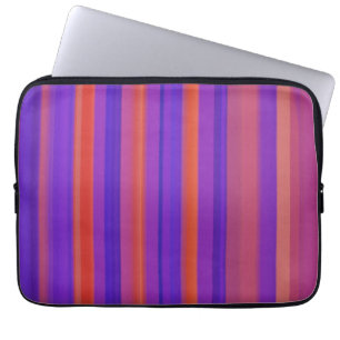 Abstract Art Retro Stripes 4 Laptop Sleeve