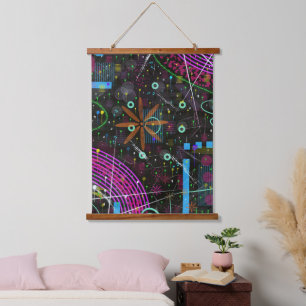 Abstract Art: Satellite Hanging Tapestry