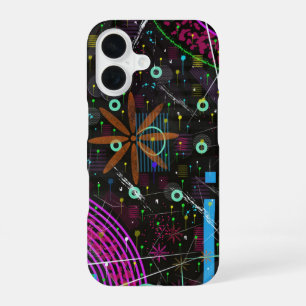 Abstract Art: Satellite  iPhone 16 Case