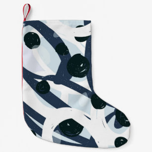 Abstract Art: Seamless Painting Illustration Small Christmas Stocking