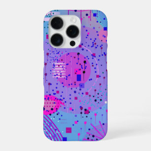 Abstract Art: Shimmering Horizon iPhone 16 Pro Case