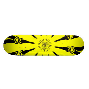 ABSTRACT ART SKATEBOARD