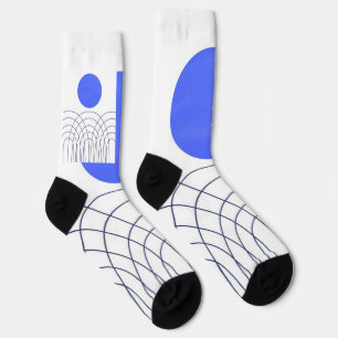 abstract art socks