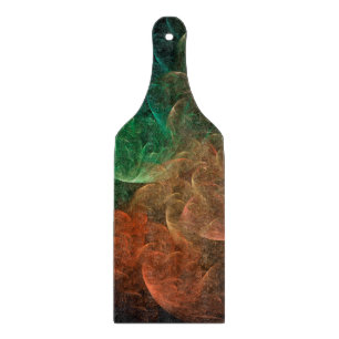 Abstract Art Space Bird Cutting Board