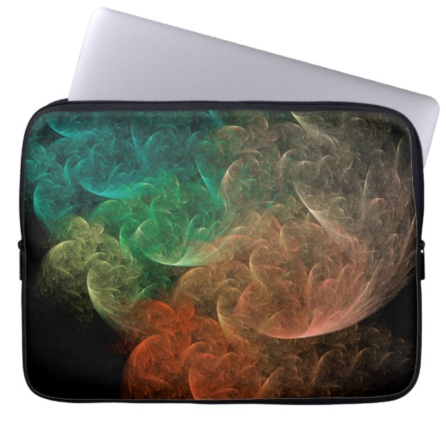 Abstract Art Space Bird Laptop Sleeve (Front)