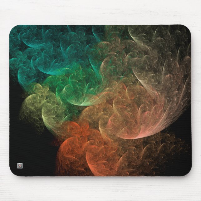 Abstract Art Space Bird Mouse Pad (Front)