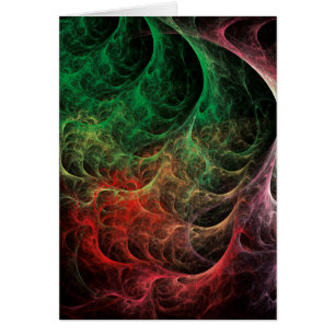 Abstract Art Space Fire