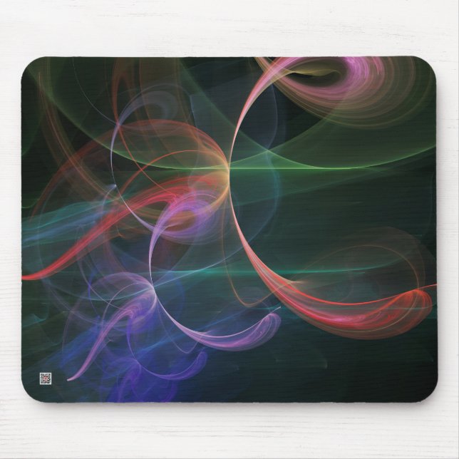 Abstract Art Space Mouse Pad (Front)