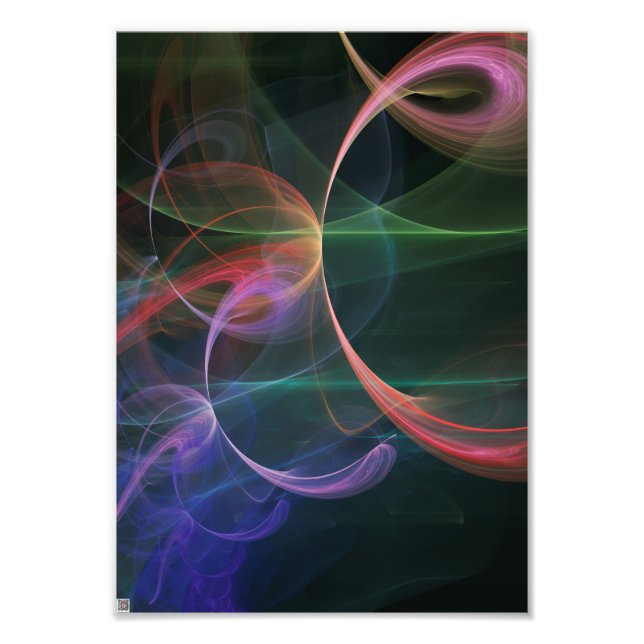 Abstract Art Space Photo Print (Front)