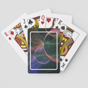 Abstract Art Space Playing Cards