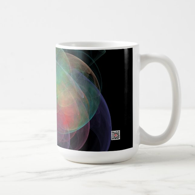 Abstract Art Space Shell Coffee Mug (Right)