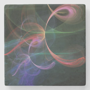 Abstract Art Space Stone Coaster