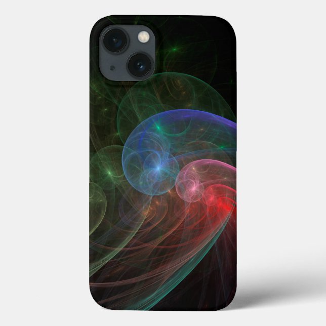 Abstract Art Space Wave Case-Mate iPhone Case (Back)