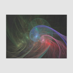 Abstract Art Space Wave Tissue Paper