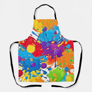 Abstract Art Splash Apron