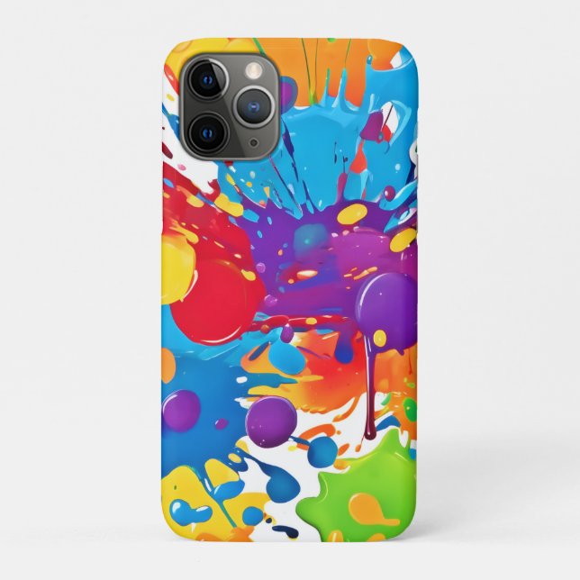 Abstract Art Splash Case-Mate iPhone Case (Back)