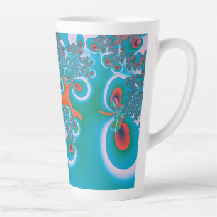 Abstract Art Spring Garden Latte Mug