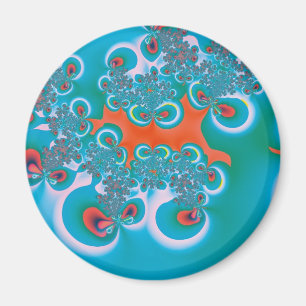 Abstract Art Spring Garden Magnet