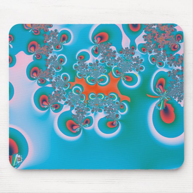 Abstract Art Spring Garden Mouse Pad (Front)