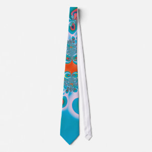 Abstract Art Spring Garden Tie