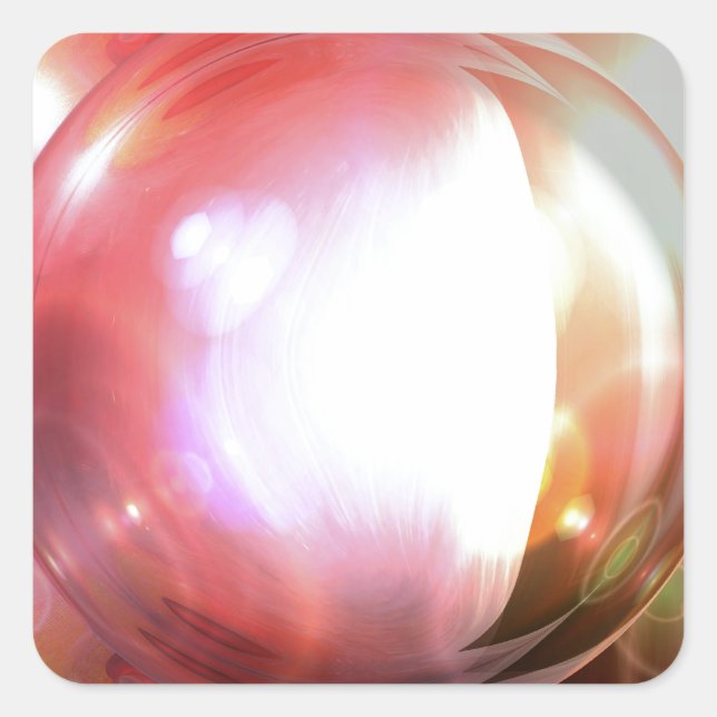 Abstract Art Square Sticker (Front)