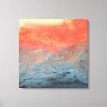 Abstract Art - "Stormy Sunset"