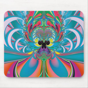 Abstract Art Summer Butterfly Mouse Pad