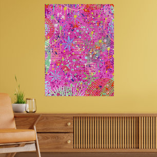 Abstract Art: Summertime Dreams Poster