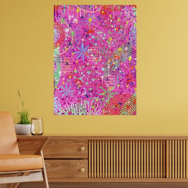 Abstract Art: Summertime Dreams Poster (Living Room 2)