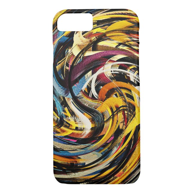 Abstract Art Swirl Colourful Paint Background #23 Case-Mate iPhone Case (Back)