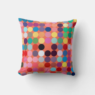 Abstract art texture. Colourful texture. Modern ar Cushion