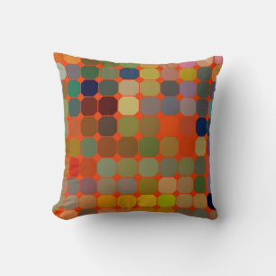 Abstract art texture. Colourful texture. Modern ar Cushion