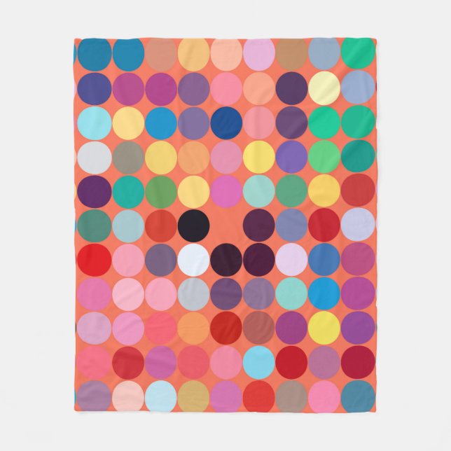 Abstract art texture. Colourful texture. Modern ar Fleece Blanket (Front)